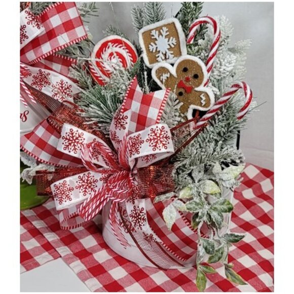 Christmas Table Centerpiece or Wall Hanging,‎ Farmhouse Christmas Gingerbread #2 - Picture 5 of 9